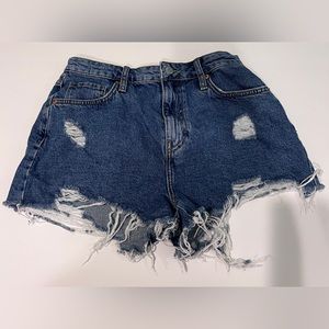 Forever 21 Dark Wash Jean Shorts
